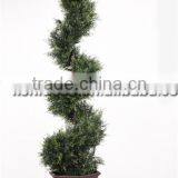 36'' uv Resistant Artificial Boxwood Spiral Tree thumbnail-4