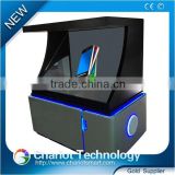 Hot! 17 inch 3d hologram projection advertising player,showcase, pyramid,display with low price on sale.