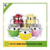 Cute Design Set of 5 Stainless Steel Condiment Pot/Seasoning Set P77190