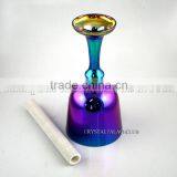 Violet Titanium Quartz Crystal Singing Grail Bowl With Handle or Stand and Seven Color thumbnail-2