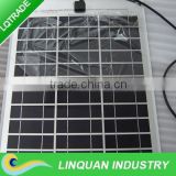 180W Monocrystalline Flexible Solar Panel/ PV Module with Alumimum Backsheet