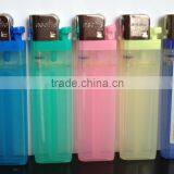 Semi-transparent Flint Lighter