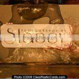 Free Design~~!CR80 PVC Plastic Transparent Business Clear Card/ id Card thumbnail-1