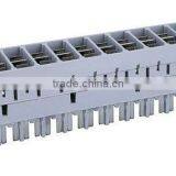 10 Pairs 3 Pole Arrester Magazine With Yellow Mark Telecommunication Accessories