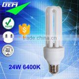 8000Hours Tri-phosphor T4 3U 24W 6400K Energy Saving Lamp CFL thumbnail-1