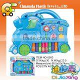 Cartoon Train Electric Piano Toys Plastic Musical Instrument Toys thumbnail-1