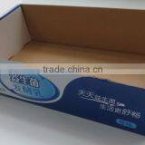 Recyclable Offset Print Corrugated Board Acidified Milk Box in Size 26*14*6.6cm