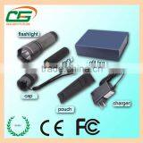 2.2 Ah Li-ion Battery Tactical Led Torch Light