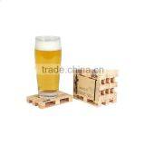 Hot Sale High Quality Professional Wooden Water Mug Cup Heat Insulated Pad Coaster thumbnail-2
