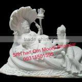 Marble Lakshmi Narayan Statue thumbnail-1