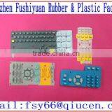High Elastic Customized Clear Silicone Rubber Numeric Keypad With Carbon Pills thumbnail-1