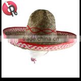oversized cone mexican straw hats