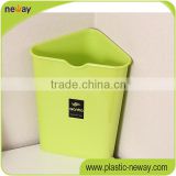 8L plastic Eco-Friendly Stocked Standing open top recycled dustbin