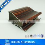 Cabinet, drawer, dresser, wardrobe usage and 6063 T5 aluminum profile material profiles in wooden grain