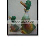 PPS Standing Carved Wood Ducks