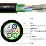 Multi-Fibers Corrugated Steel Armoured Outdoor Duct Fiber Optics Cable GYTS