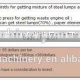 Scrap Fuel Filter Recycle Processing Machine for Getting Waste Engine Oil and Steel Lump thumbnail-3