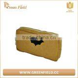 Eco-friendly Brown Washable Kraft Paper Cosmetic Clutch Bag thumbnail-3