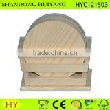 Custom Blank Pine Wood Coaster Wholesale thumbnail-1