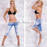 Europe Style Sexy Lace Jeans Women Short Pants thumbnail-3