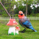 Factory Promotion Life Size Resin Parrot Fiberglass Animals for Sale thumbnail-4