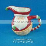 Ceramic Christmas Pitcher thumbnail-1