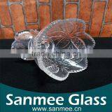 Hot Selling Sunflower Embossed Mini Glass Ice Cream Cup thumbnail-3