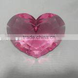 China New Style Acrylic Colourful Crystal Heart-shaped Promotion Wedding Gift thumbnail-1