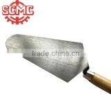 Wooden Handle Carbon Steel Blade Bricklaying Trowels thumbnail-3