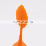 Good Quality Orange Handle Silicone Tea Strainer thumbnail-3