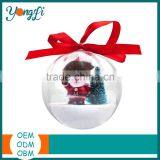 Clear Plastic Christmas Ornament Ball Garland thumbnail-2