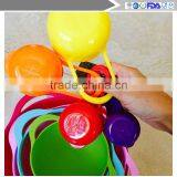 8Pcs/Set Multifunctional Kitchen Rainbow Bowl Measuring Spoon Cup Filter Drain Mixing Salad Food Baking Tools thumbnail-2