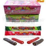 Fruity Flavor Sour Stick Gummy Candy With Powder thumbnail-1