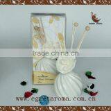 Family Decorative With Rattan Sticks Ceramic Aroma Diffuser thumbnail-4