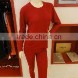 Women Merino Wool Long Johns Winter Thermal Underwear Set thumbnail-1