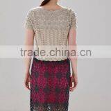 New Fashion Lady's Chinese Knot Pattern Casual Lace Short Skirt thumbnail-2