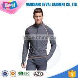 Wholesale Cationic Polyester Shirts Cationic Half Zip Shirt for Men thumbnail-5