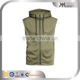 Custom Dry Fit Full Zip Plain Breathable Mens Sports Gilet thumbnail-1