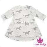 FAUX SUEDE Evening Dress Long Sleeve Printed High-Low With 2 Pockets Latest Frock Designs thumbnail-2