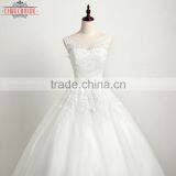 OEM Long Floor-length WWhite Wedding Dress Bridal Gown thumbnail-3