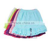 Popular Girls Cotton Ruffle Leggings Baby Girls Summer Kids Ruffle Shorts Boutique Girl Clothing thumbnail-2