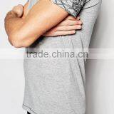 Guangzhou Shandao OEM Manufacturing Casual Summer 200g 40% Cotton 60% Polyster Short Sleeve O-neck Custom Men T Shirts Big Order thumbnail-3