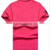 OEM Fatory Embroidery Logo on Baseball Polo t Shirt for Student thumbnail-2