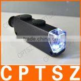 60X-100X Zoom LED Lighted Pocket Microscope for IPhone4 Rear Protection Cover thumbnail-1