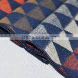 Classic Yarn Dyed Jacquard Cashmere Checked Plaid Acrylic Long Men Scarf Custom thumbnail-5