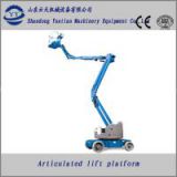 hydraulic knuckle boom lift platform for roof fix