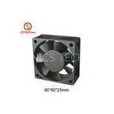 110V Plastic AC Axial Cooling fan in Black , 60*60*25mm Vane Axial Fans with 4200RPM Speed