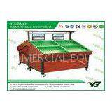 Customized Double Sides Fruit Vegetable Display Shelves and Fruit Racks