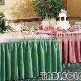 Wedding Table Skirting 100% Polyester Table Cover Skirting