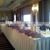 Wedding Polyester Table Skirting Banquet Table Skirting for Party